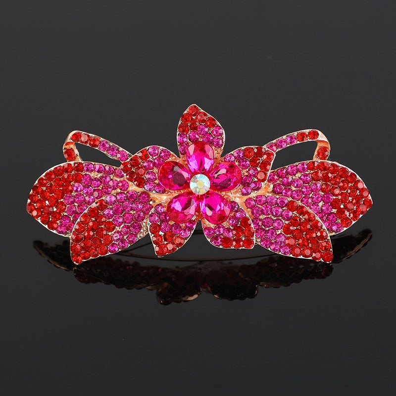 Crystal hair clip