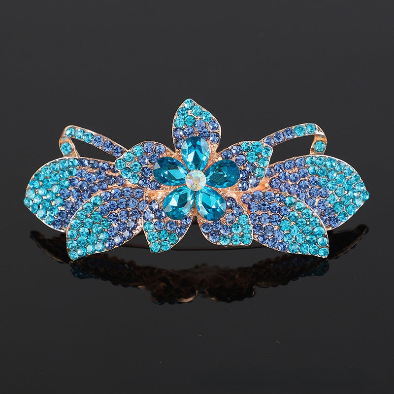 Crystal hair clip