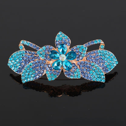 Crystal hair clip