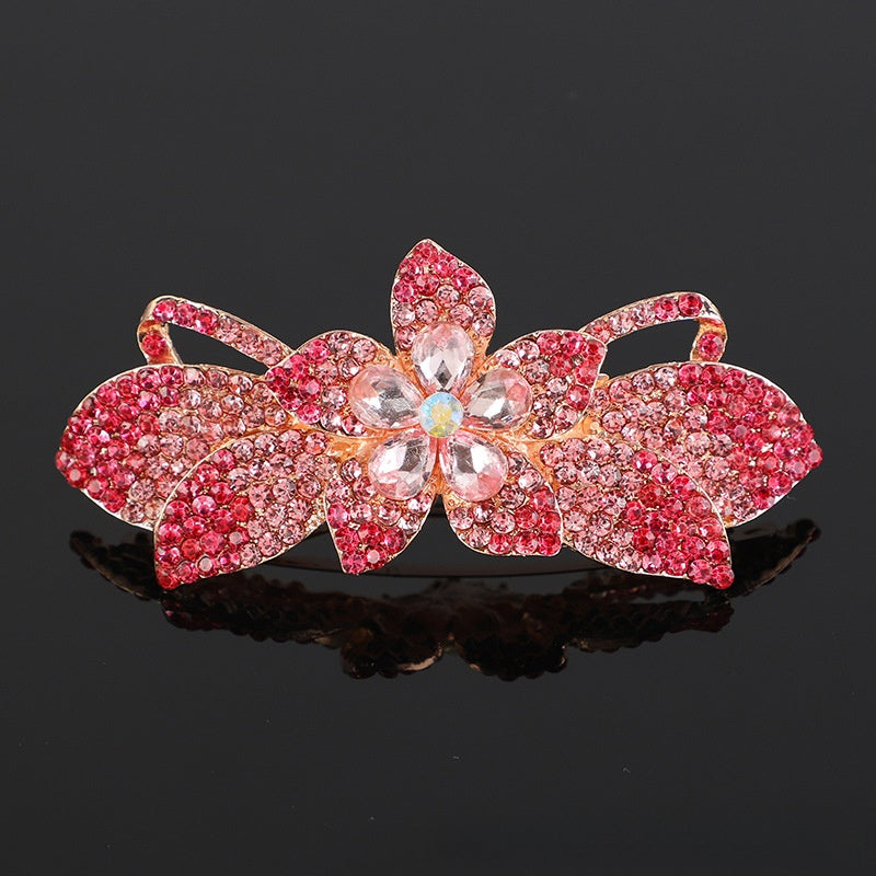 Crystal hair clip