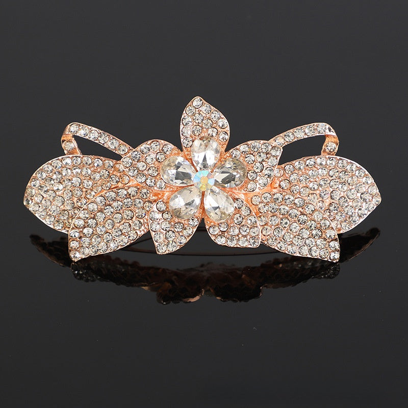 Crystal hair clip