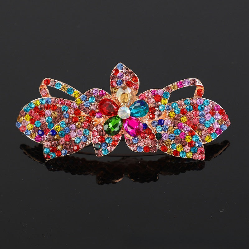 Crystal hair clip