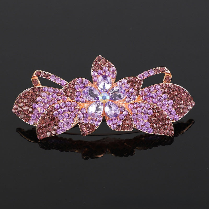 Crystal hair clip