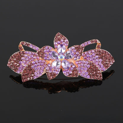 Crystal hair clip