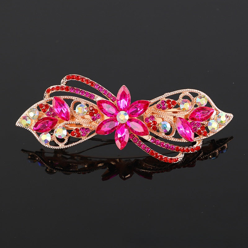 Crystal hair clip