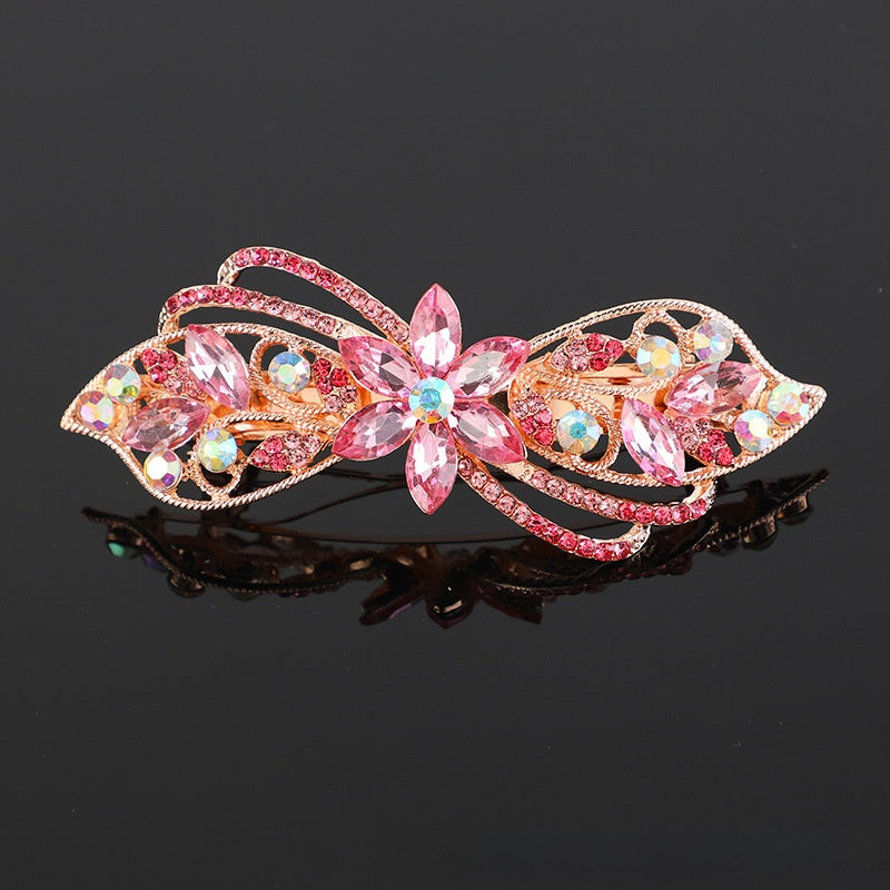 Crystal hair clip