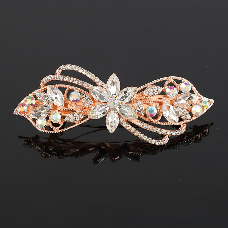 Crystal hair clip