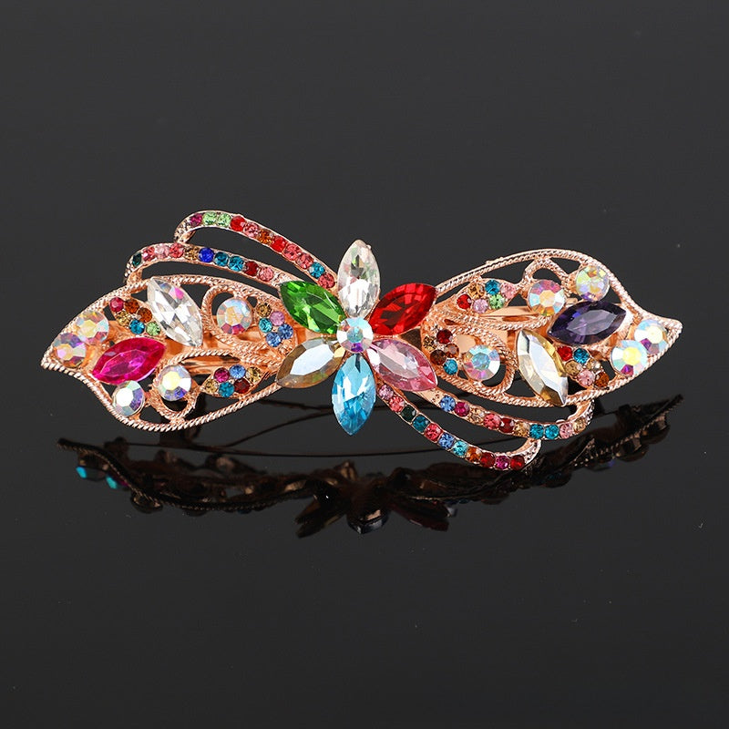 Crystal hair clip