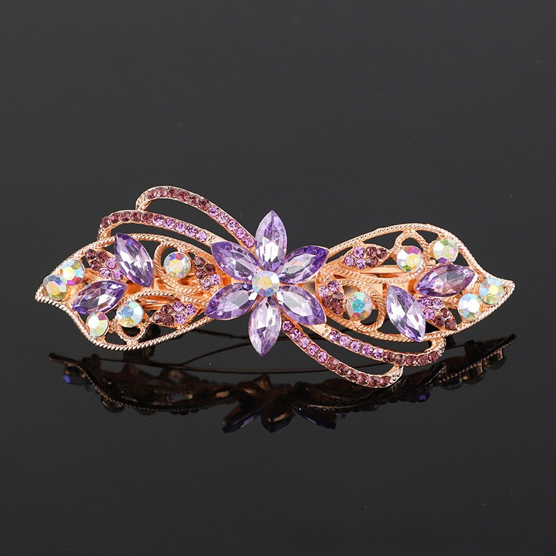 Crystal hair clip