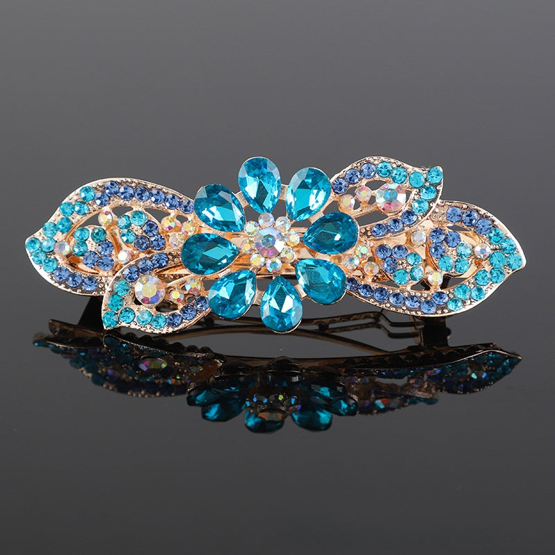 Crystal hair clip