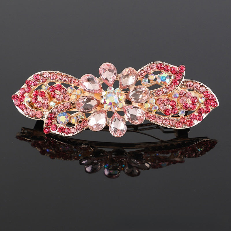 Crystal hair clip