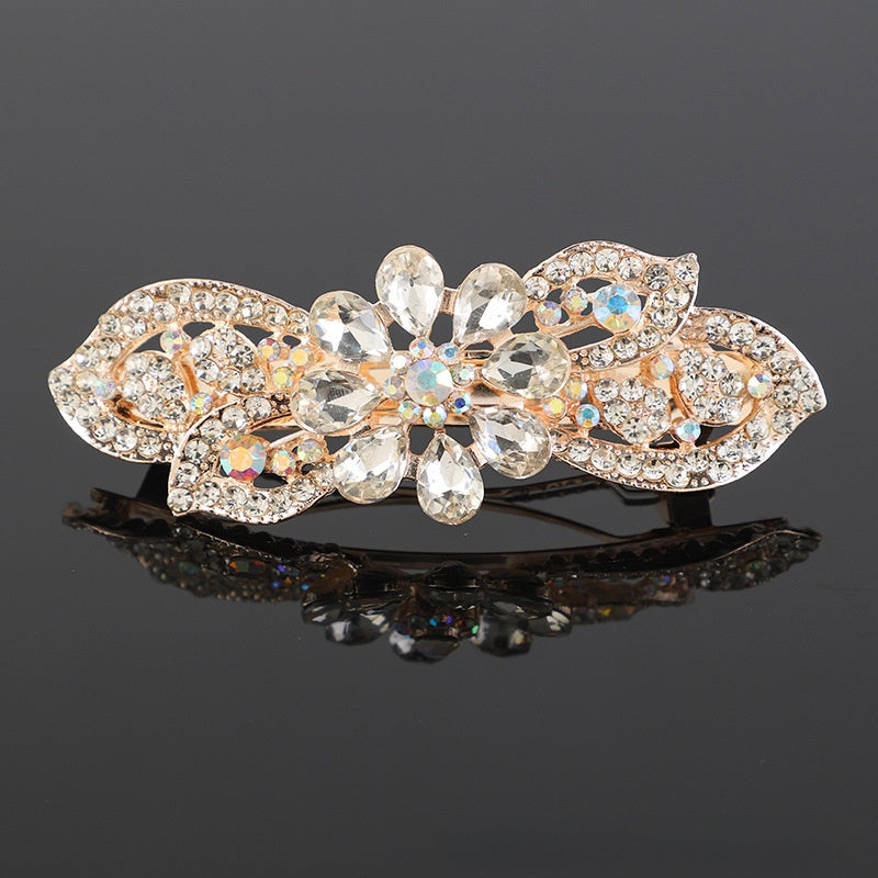 Crystal hair clip