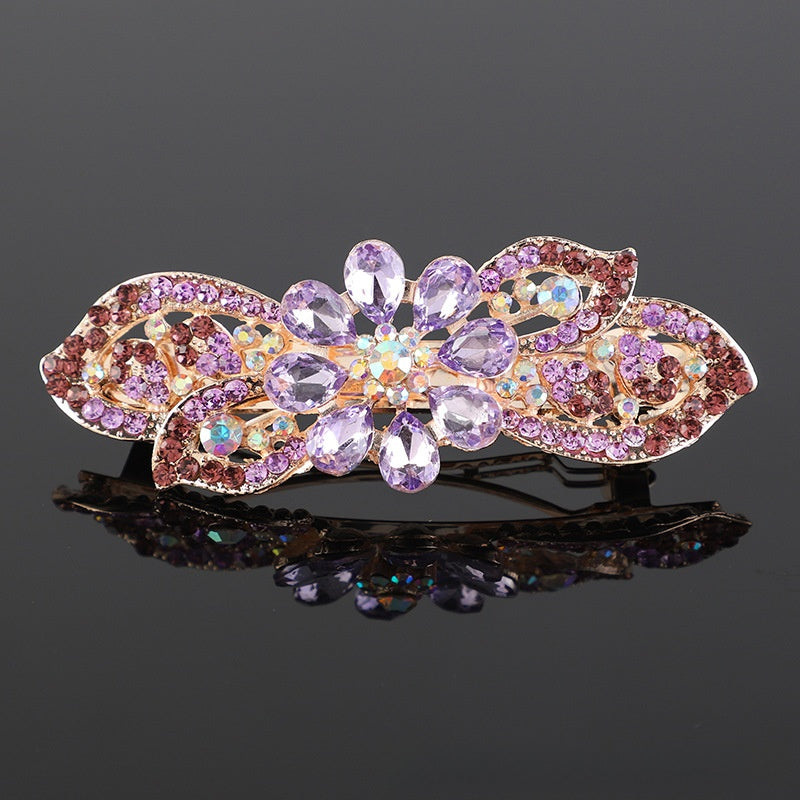 Crystal hair clip