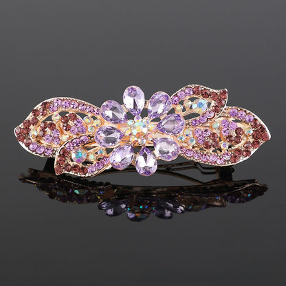 Crystal hair clip