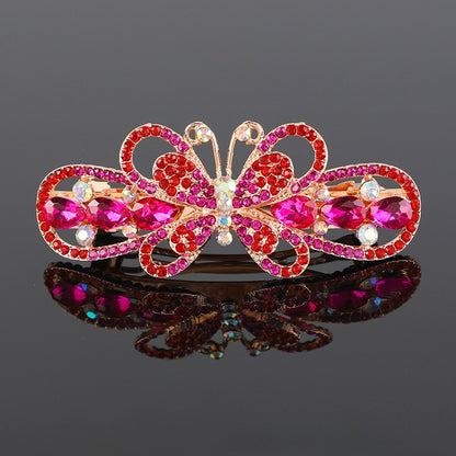 Crystal hair clip