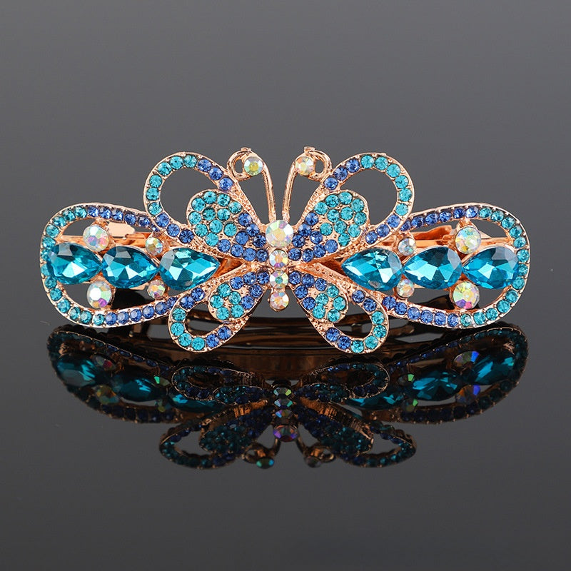 Crystal hair clip