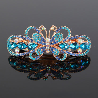 Crystal hair clip