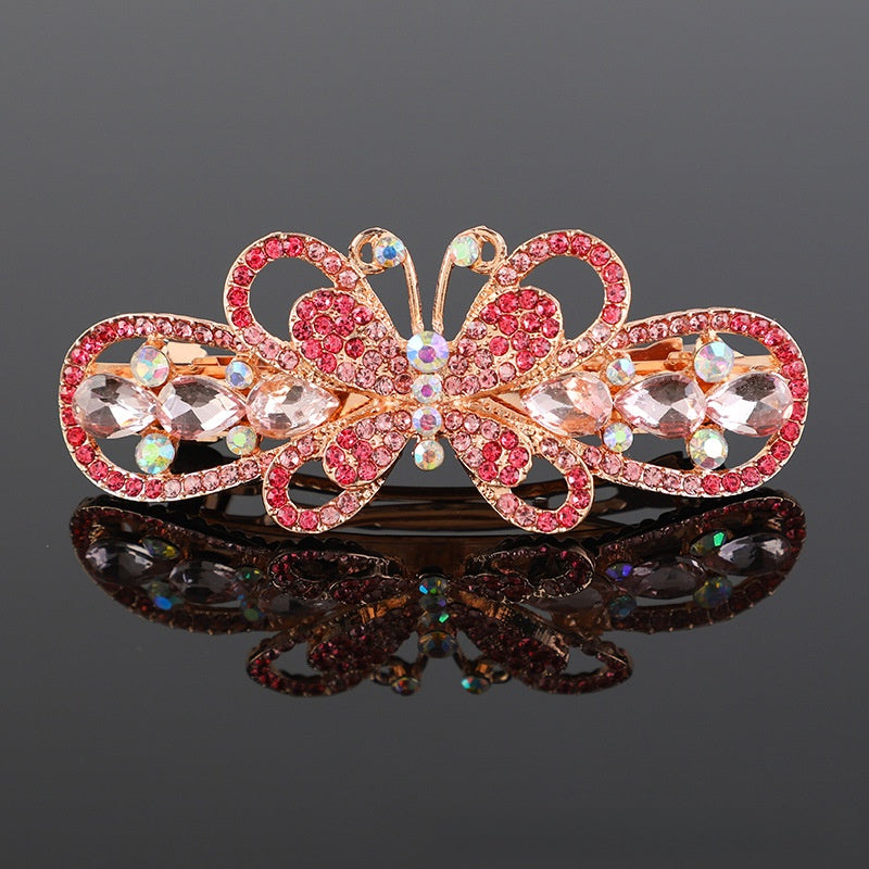 Crystal hair clip