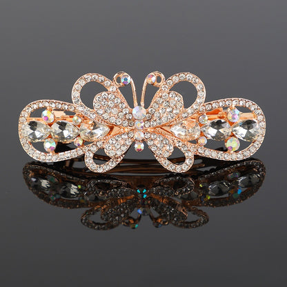 Crystal hair clip