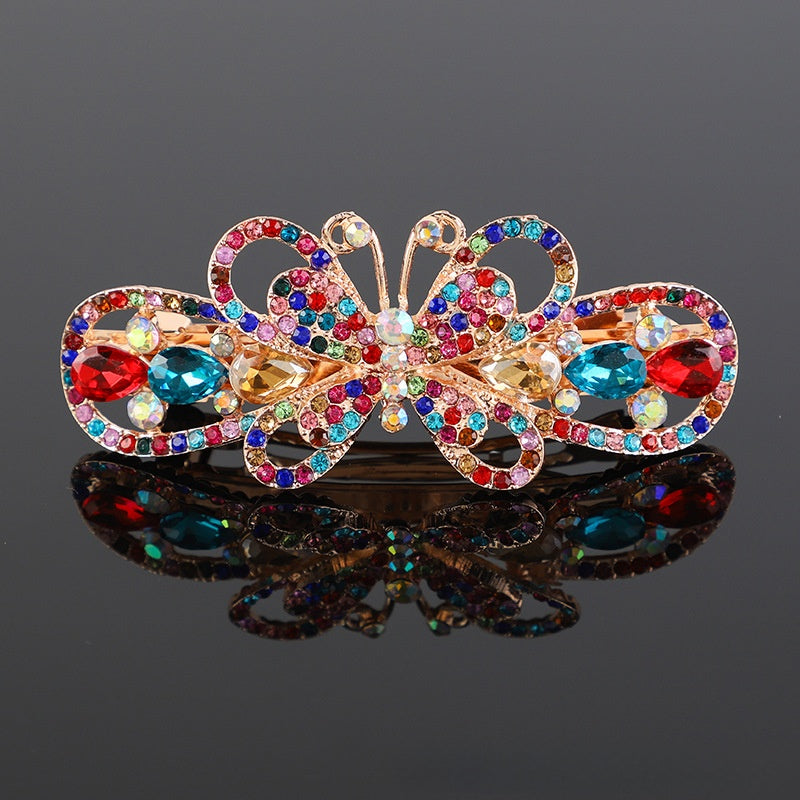 Crystal hair clip