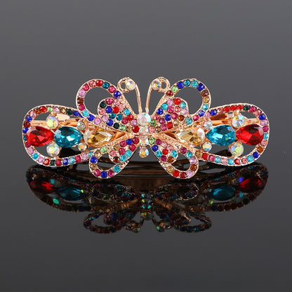 Crystal hair clip