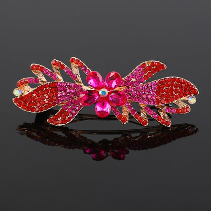 Crystal hair clip