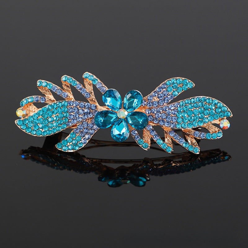 Crystal hair clip