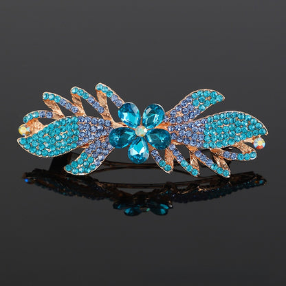 Crystal hair clip