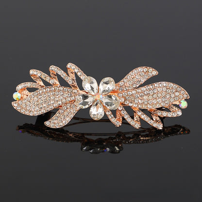 Crystal hair clip