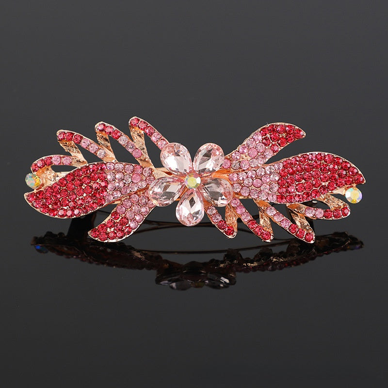 Crystal hair clip