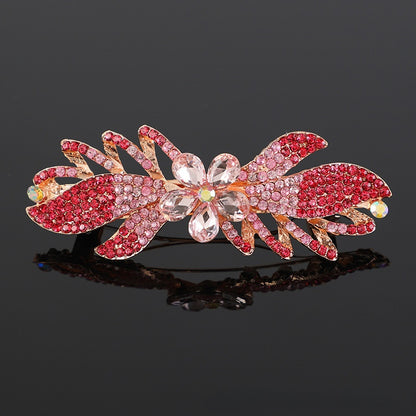 Crystal hair clip