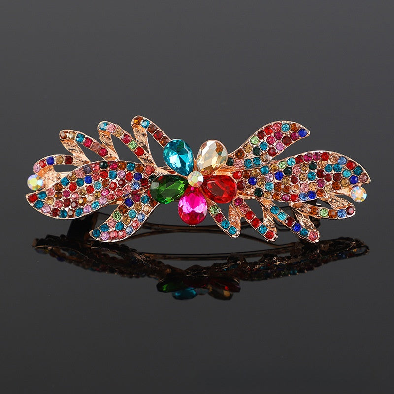Crystal hair clip