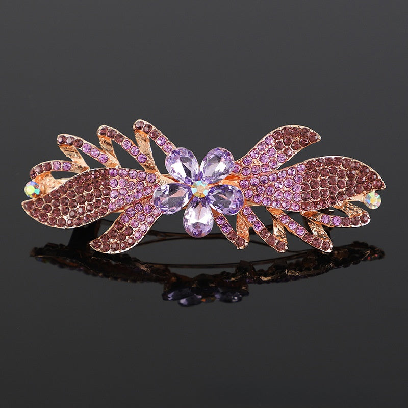 Crystal hair clip