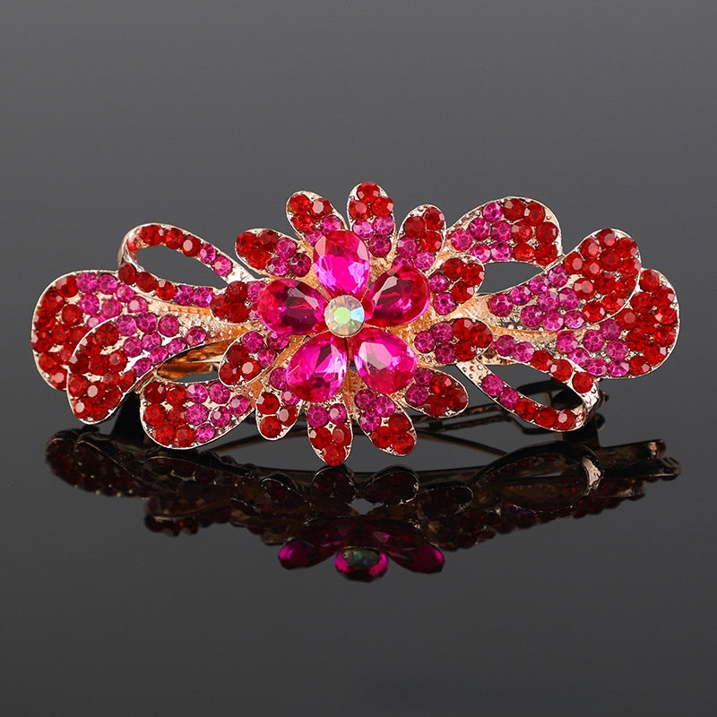 Crystal hair clip