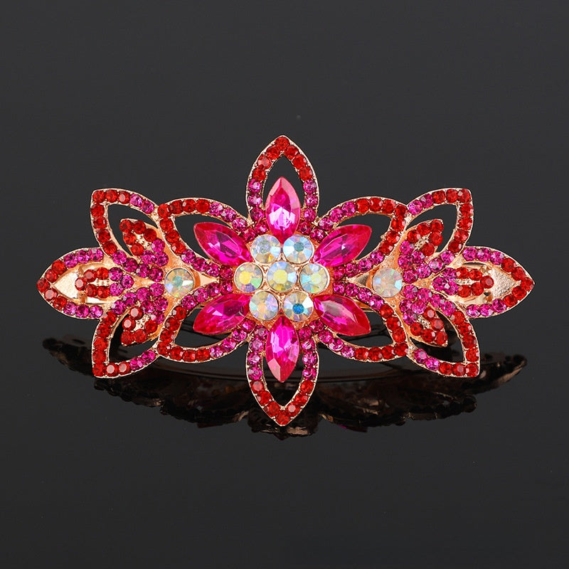 Crystal hair clip