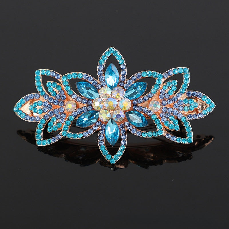 Crystal hair clip