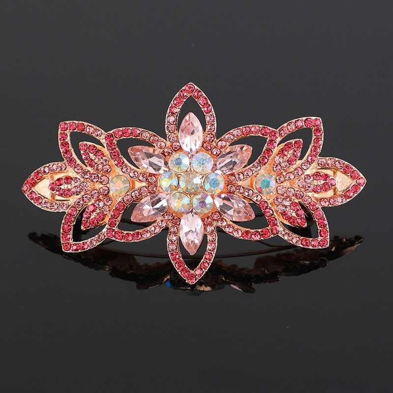 Crystal hair clip