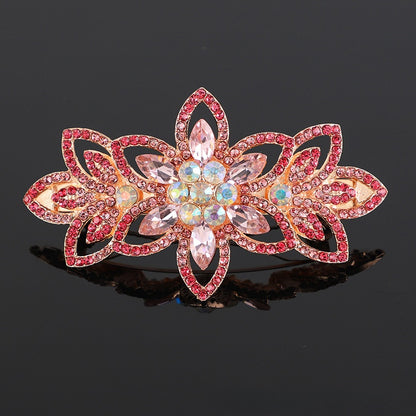 Crystal hair clip
