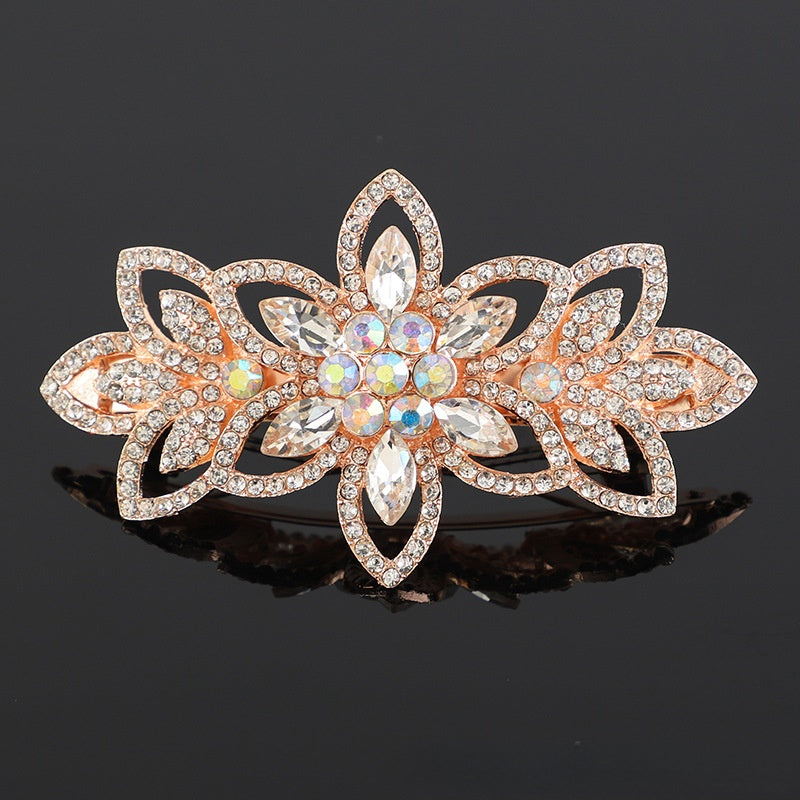 Crystal hair clip