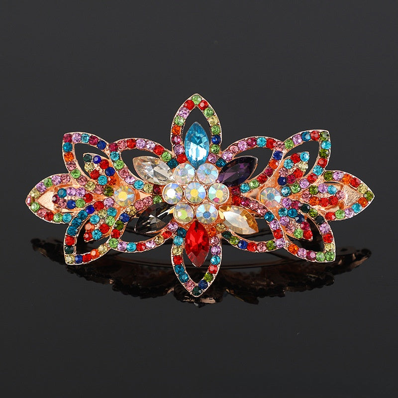 Crystal hair clip