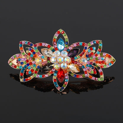Crystal hair clip