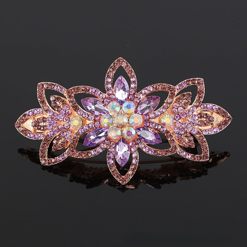 Crystal hair clip
