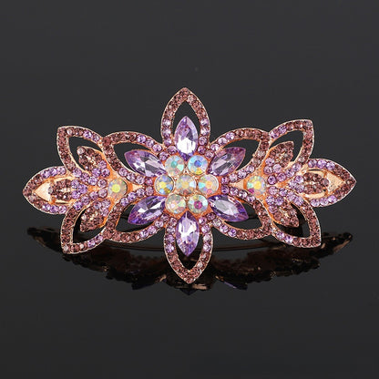 Crystal hair clip