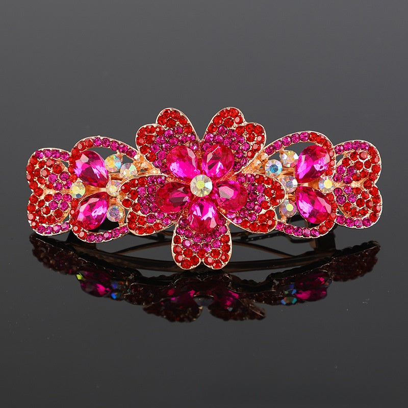 Crystal hair clip