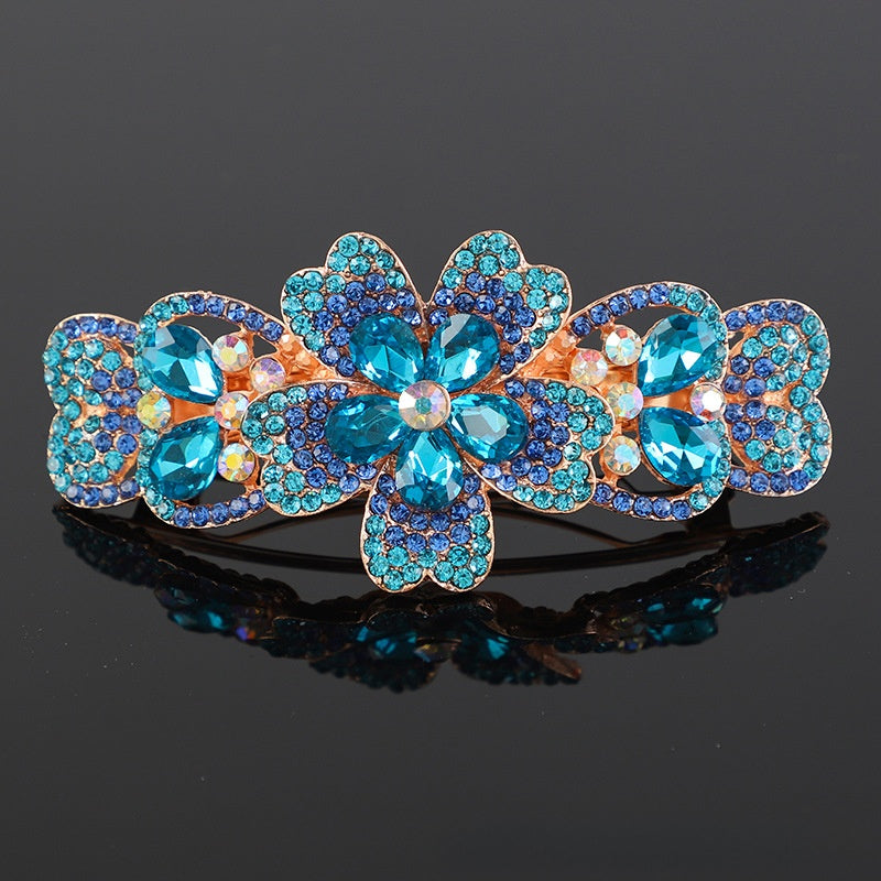 Crystal hair clip