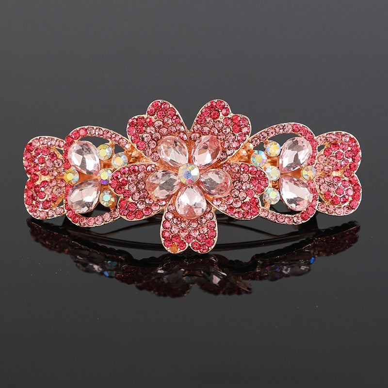 Crystal hair clip