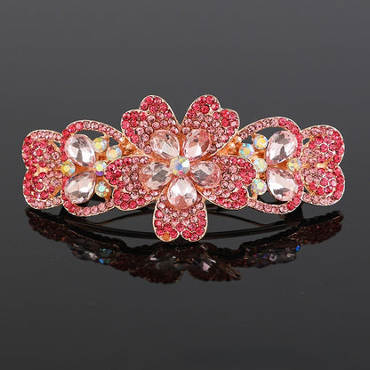 Crystal hair clip