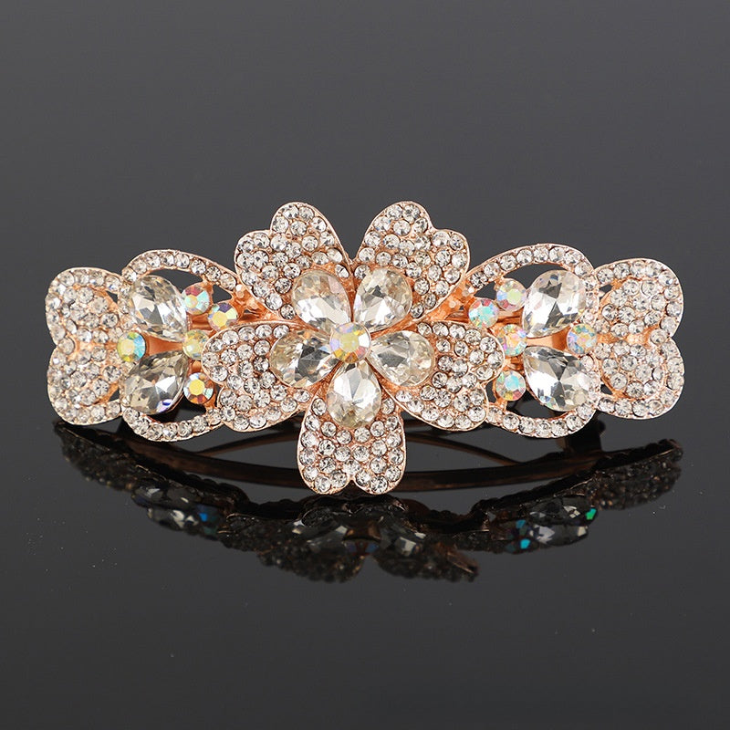 Crystal hair clip