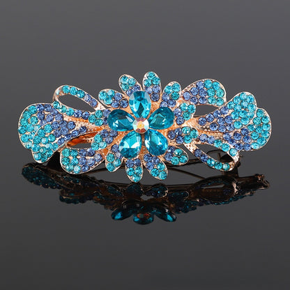 Crystal hair clip