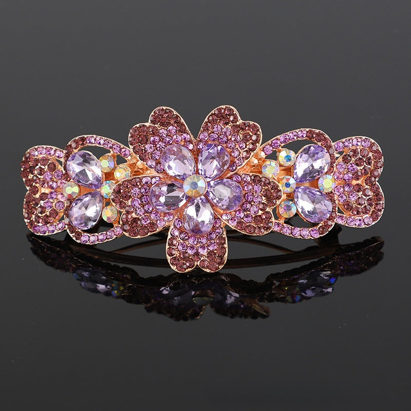 Crystal hair clip